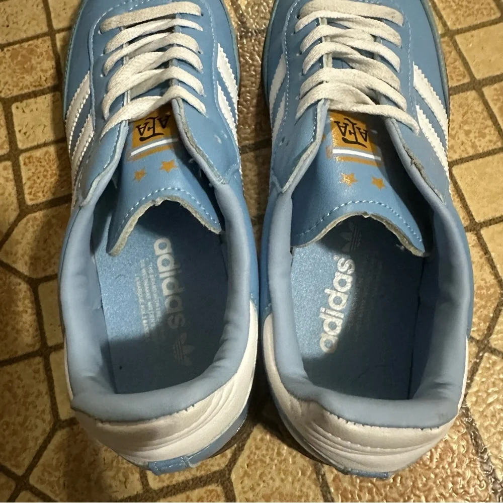 adidas Samba Argentina OG Shoes Blue Retro Classic Sneakers‎ Trainers Men Size 8